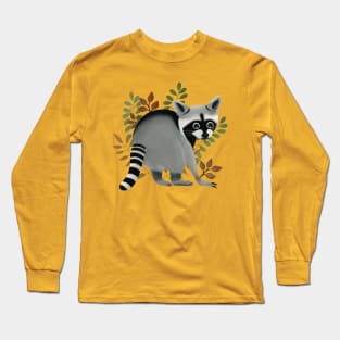 Cute raccoon Long Sleeve T-Shirt